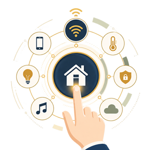 Home automation illustration