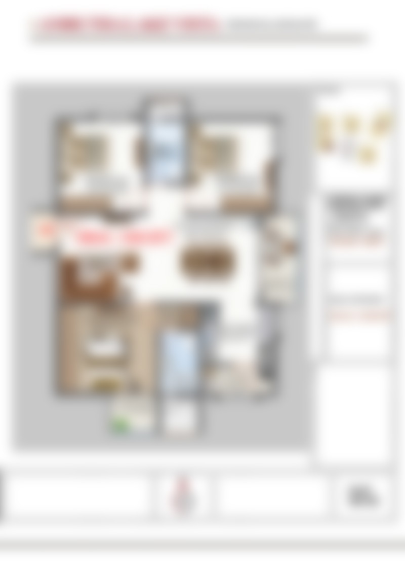 1,520 SFT Floor Plan