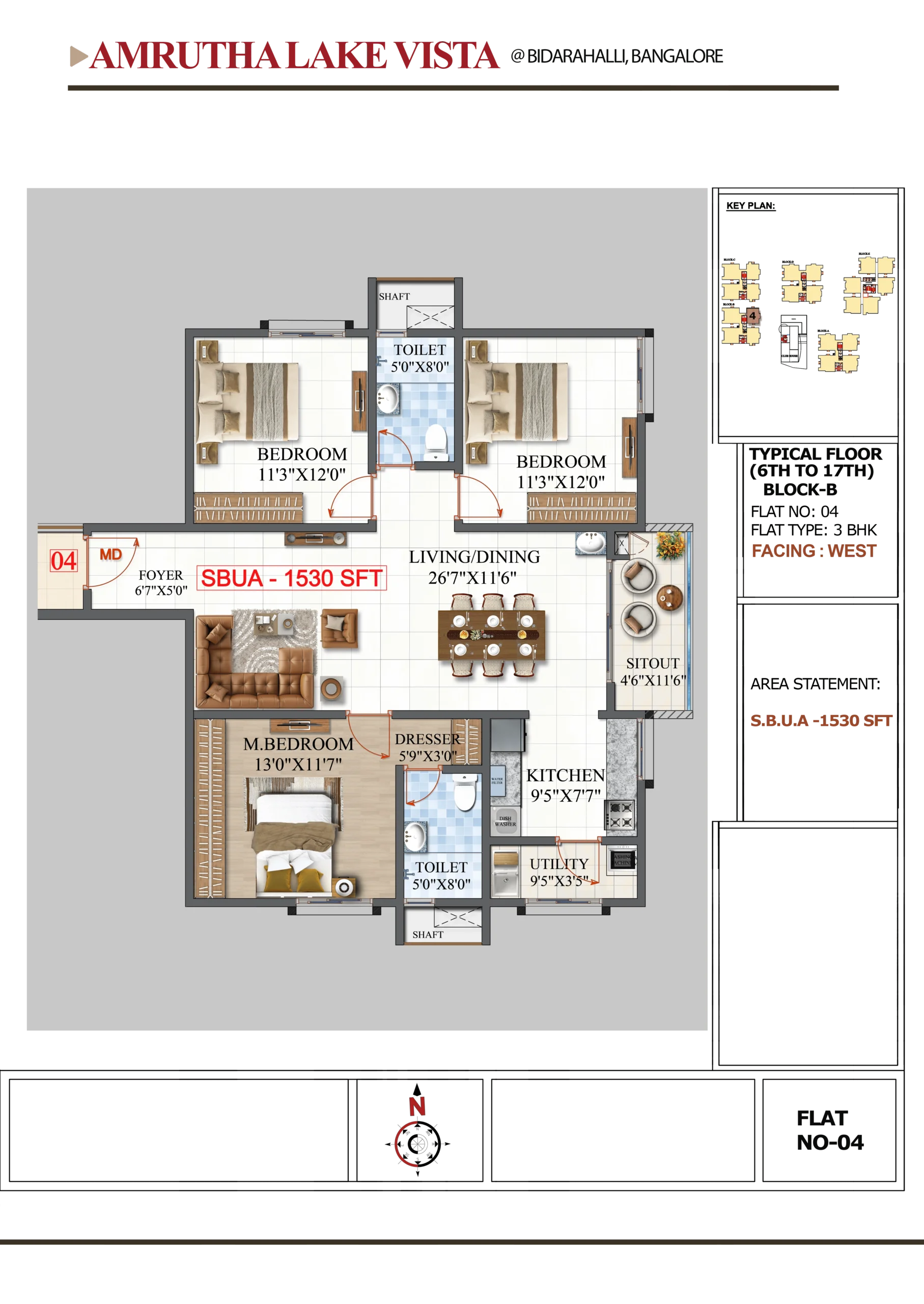 TYP-FLOOR 6-TO 17 BLK-B-FLAT-4